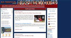 Desktop Screenshot of news.soxprospects.com